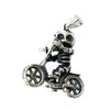 So Cute Skull Bicycle Necklace