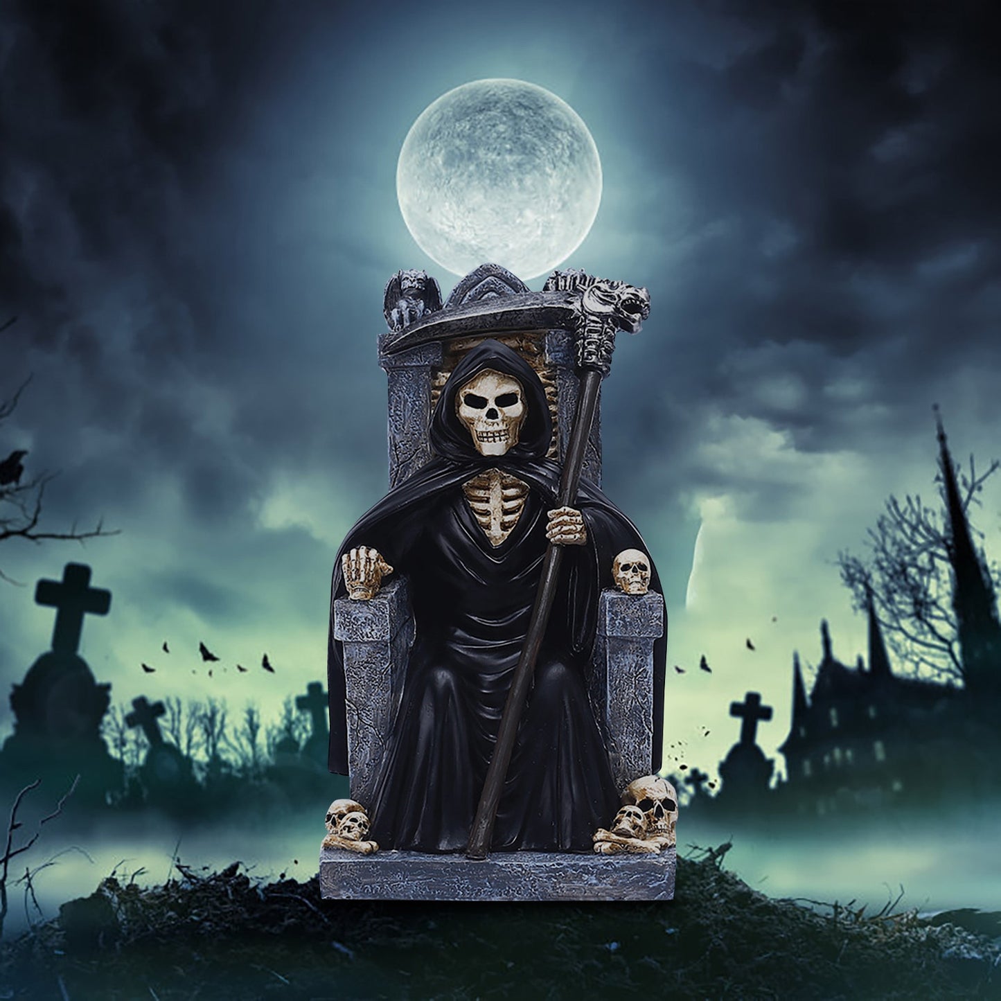 Grim Reaper Statue Ornament Home Decoration