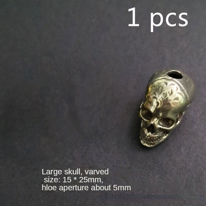 Skull Beard Loose Tube Rings