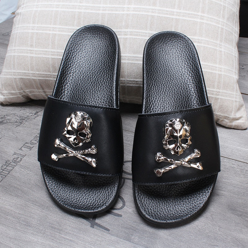 Skull Slippers Non-Slip Sandals Shoes