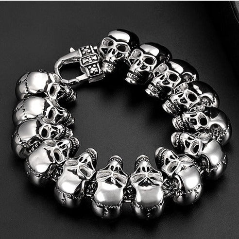 Skull Bracelets With Lots Of Skulls