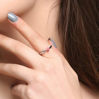 Fashion Skull Rose Women Ring