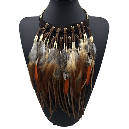 Native Indian Feather Necklaces