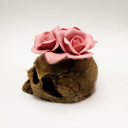 Skull And Rose Silicone Mold Candle Plaster Resin Kitchen Tool