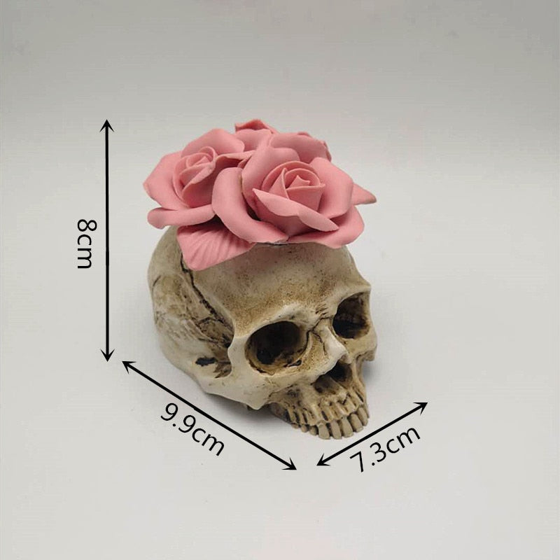 Skull And Rose Silicone Mold Candle Plaster Resin Kitchen Tool