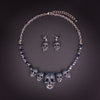 Skeleton Choker Necklace Earrings Sets