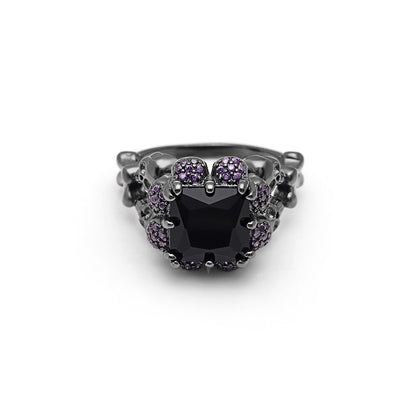 Beautiful Skull Purple Ring