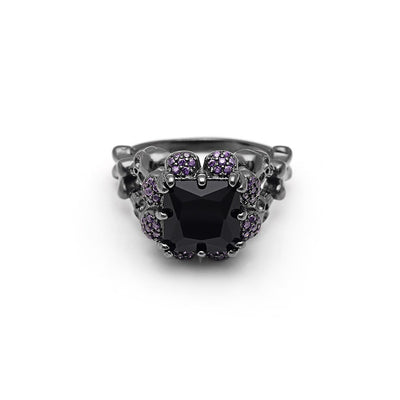 Beautiful Skull Purple Ring