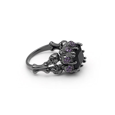 Beautiful Skull Purple Ring