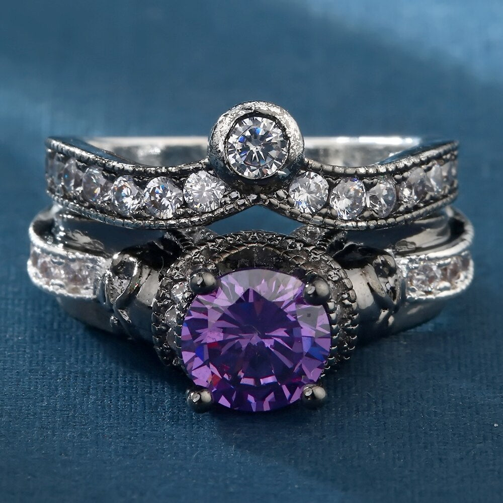 Skull Purple Ring