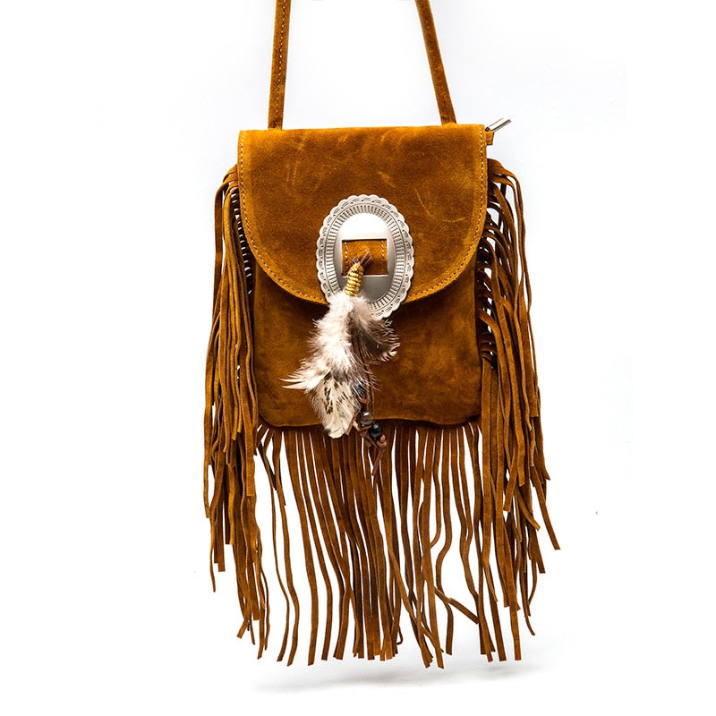 Native Indian Feather Handbag