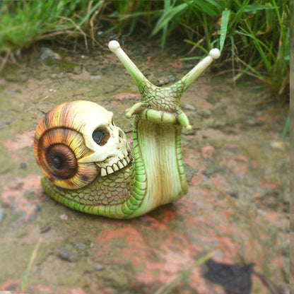 Cute Snail Skull Home Decoration