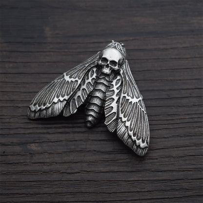 Skull Butterfly Brooch