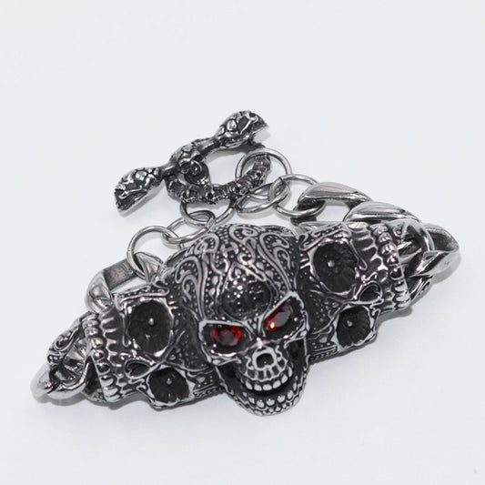 Triple Skull Bracelet