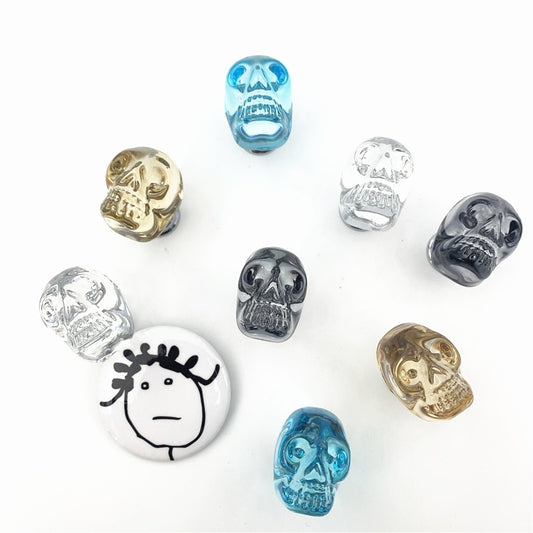 Crystal Skull Cabinet Knob