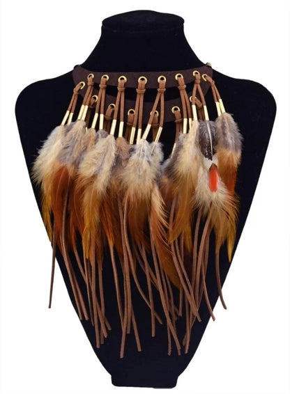 Native Indian Feather Necklaces