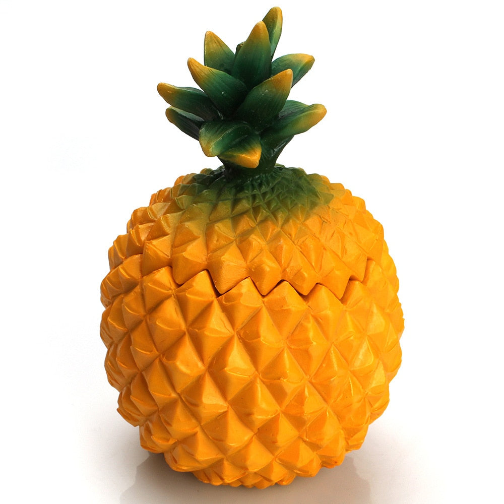 Resin Skull Pineapple Storage Figurines