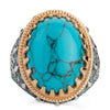 Retro Native Turquoise Ring