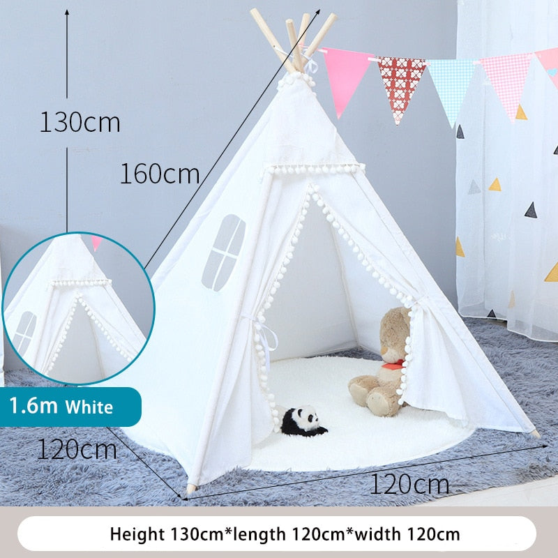 1.35/1.6m Portable Children Native Tipi Teepee