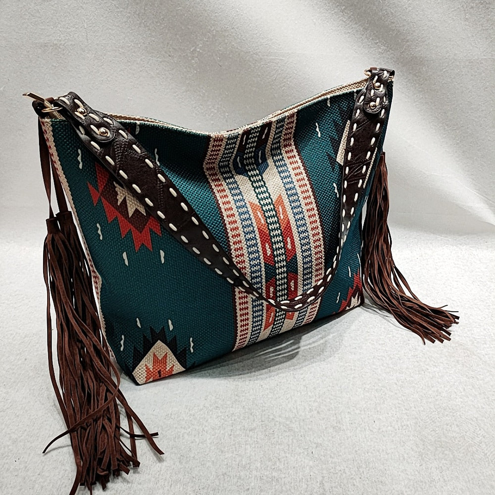 Native Indian Pattern Handbag Bag