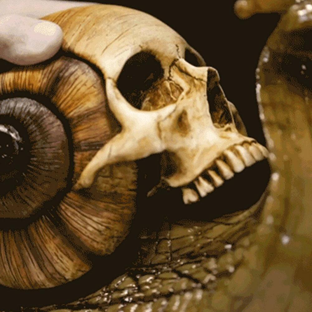 Cute Snail Skull Home Decoration