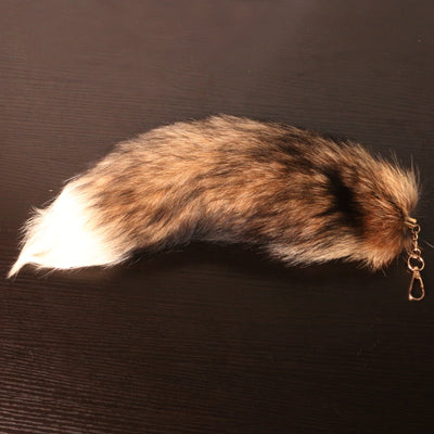 Cute Wolf Fur Keychains