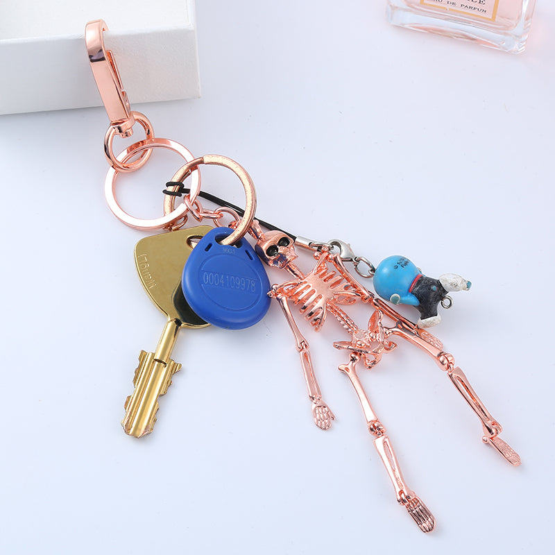 Fashionable Cute Skeleton Keychain