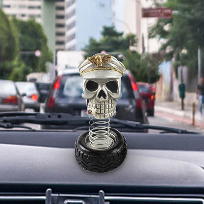 Skull Head Military Car Decoration