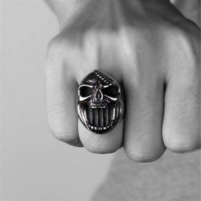 Smart Skull Head Shape Ring Bottle Opener Jewelry