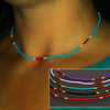 Turquoise Native Bead Choker Necklace