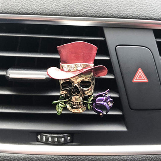 Flower Skull And Rose Car Decor Car Accessories Air Freshener