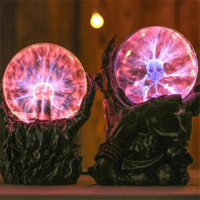 Skull Hand Magic Plasma Ball Decor Lamp