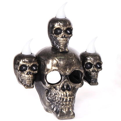 Halloween Skull Head Lamp Pumpkin Lamp Led Electronic Candle Light