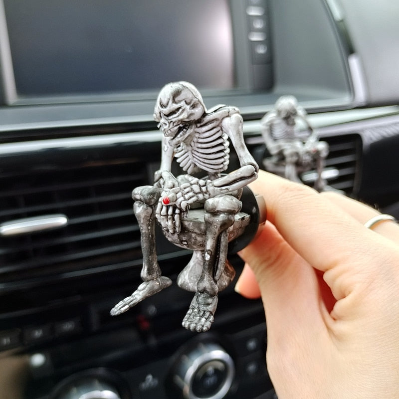 Skull Toilet Car Accessories Air Freshener