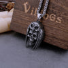 Vintage Owl Skull Necklace Pendant