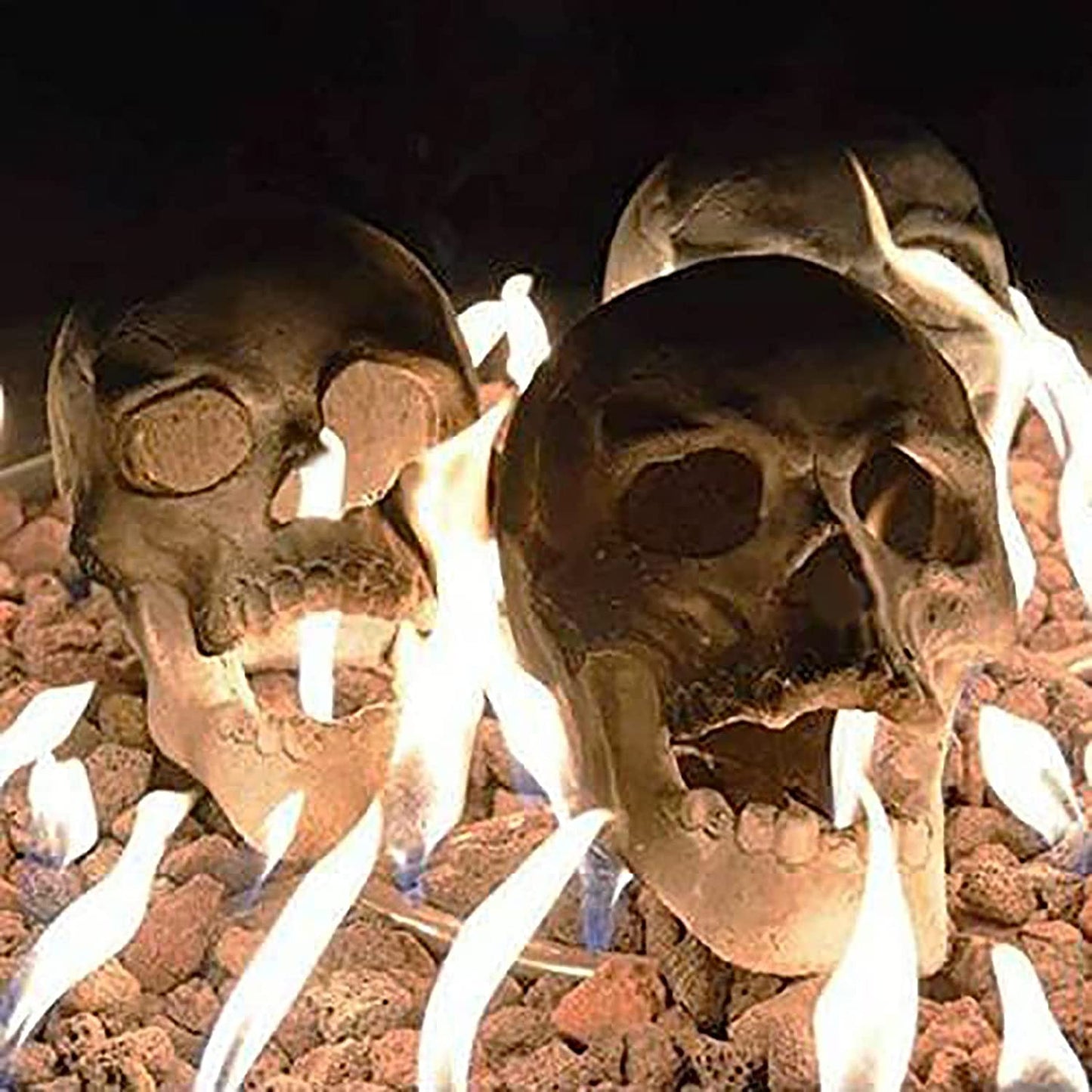 6 Items Skull Fire Pits Skulls Decoration Reusable