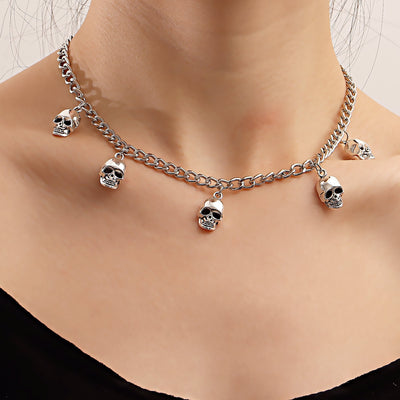 Cute Skull Pendant Necklace