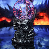 Skull Crystal Plasma Light 4 Inch Glass Ball Touch Sensing Decoration