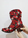 Western Boots Skull For Women Ankle Short Boots