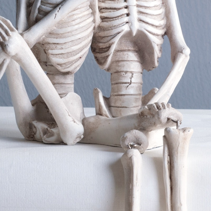 Skeleton Figurine See No Evil Hear No Evil Home Decoration