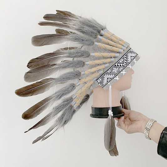 Native Headdress Feather Headpiece