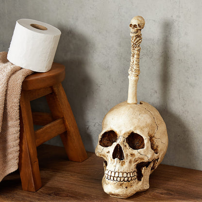 Skull Head Toilet Brush