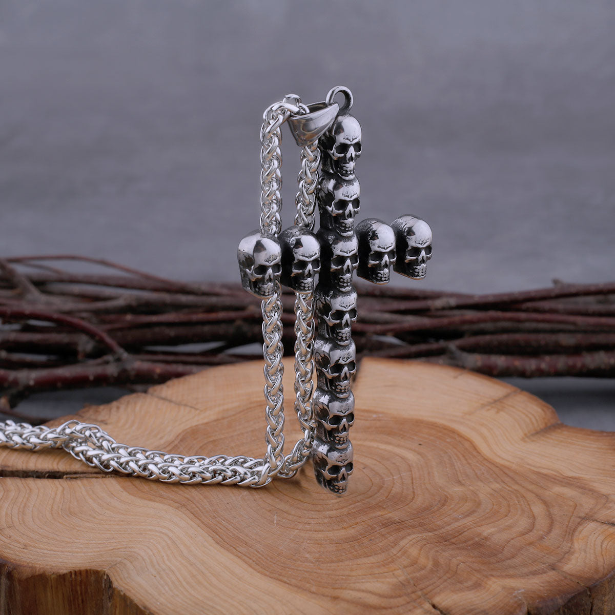 Cross Skull Necklace