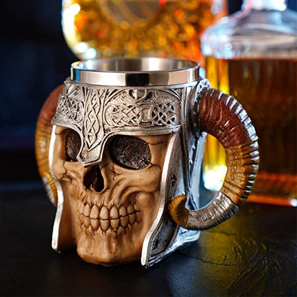 Skull Mugs Stainless Steel Mug 600ml