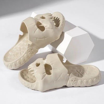 Skull Design Slippers Sandals