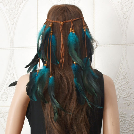 Feather Hair Band Native Indian Hair Accessories