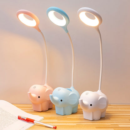 Cute Elephant LED Table Lamp USB Powered