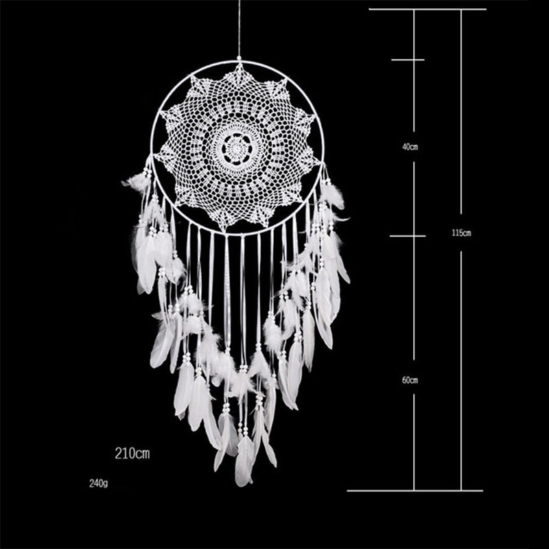 Big Dream Catcher Native Feather Decoration