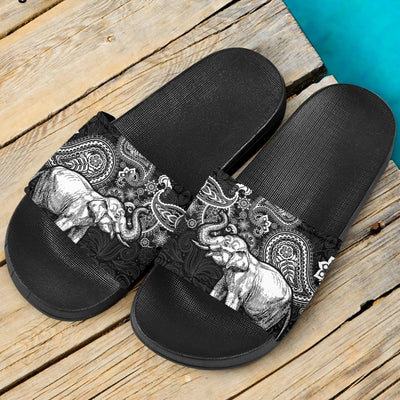 Elephant Print Slippers Non-slip