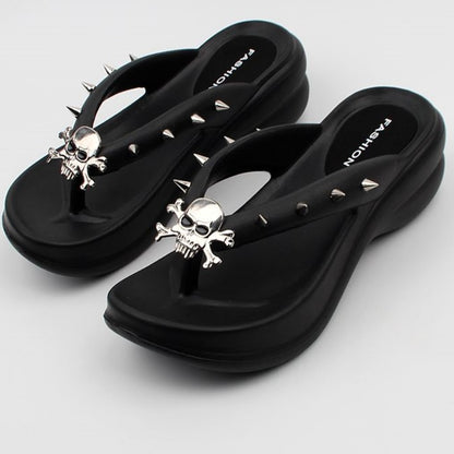 Fashion Gothic Skull Non-slip Sandals